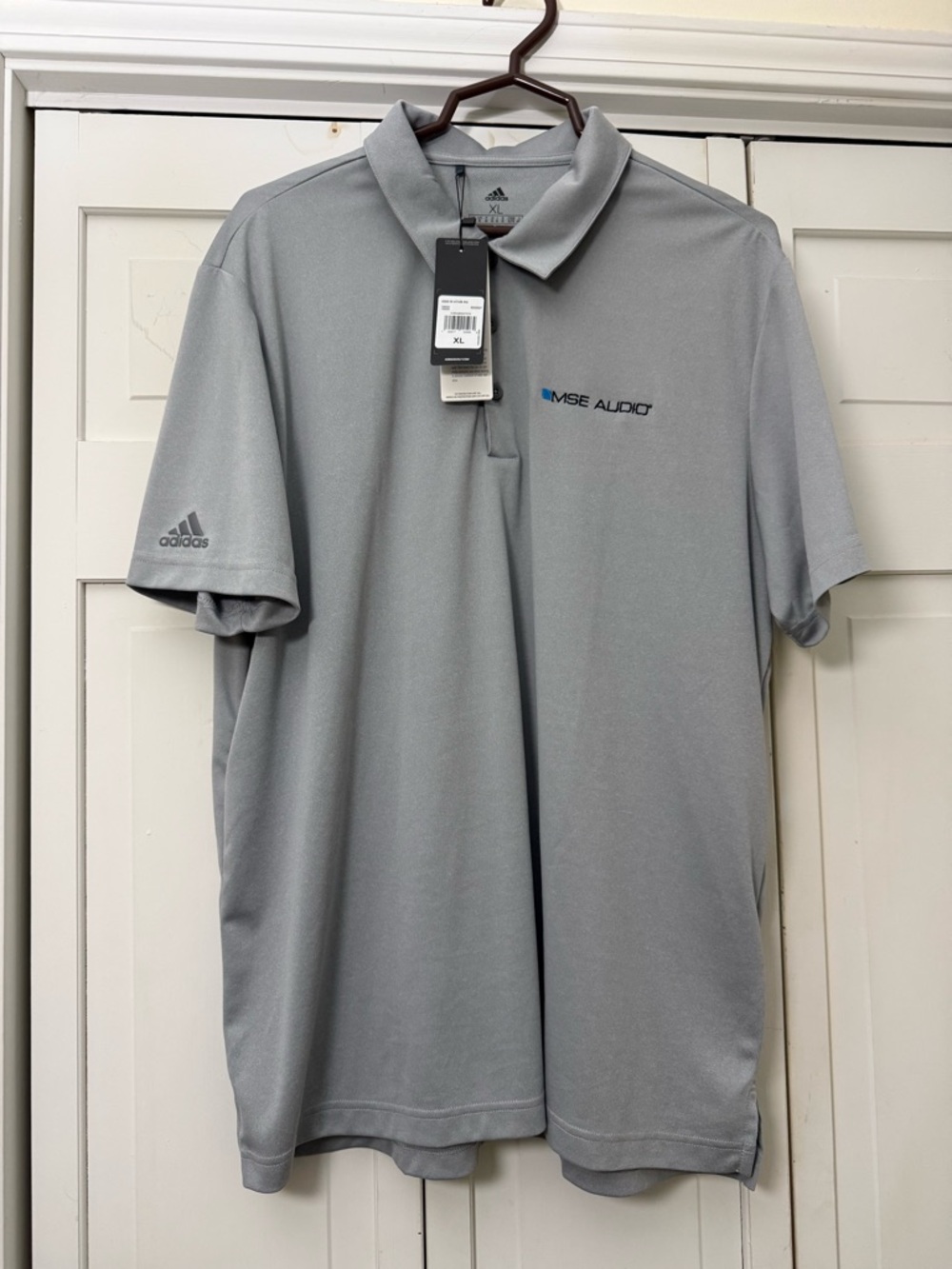 adidas Light Gray Men’s golf Polo size XL